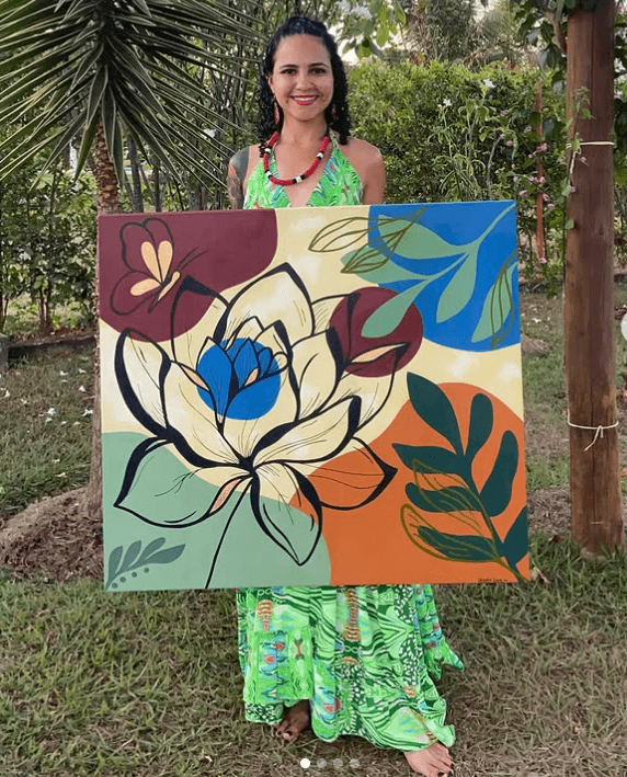 Prévia de pintura decorativa